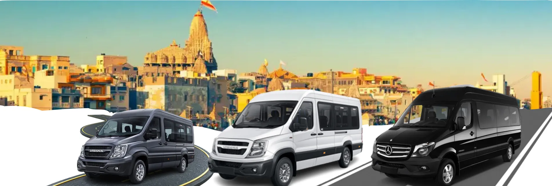 Delhi to Dwarka Force Urbania Tempo Traveller Hire 2