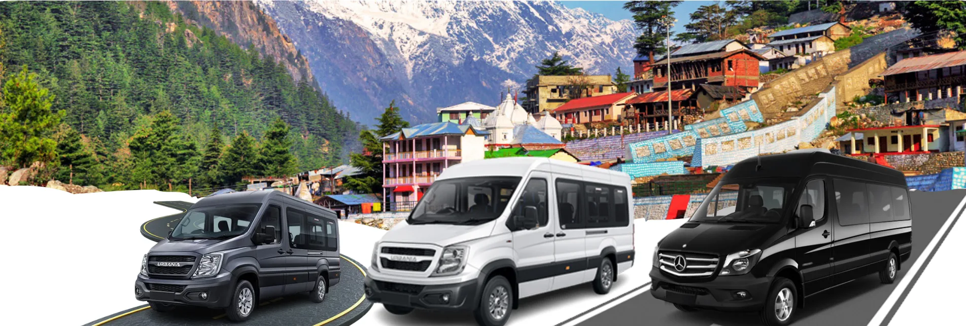 Delhi to Gangotri Force Urbania Tempo Traveller Hire q