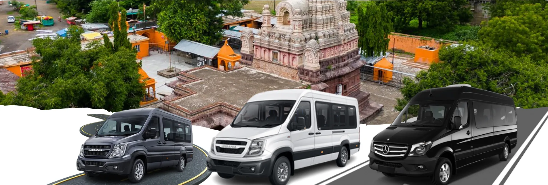 Delhi to Grishneshwar Force Urbania Tempo Traveller Hire 2