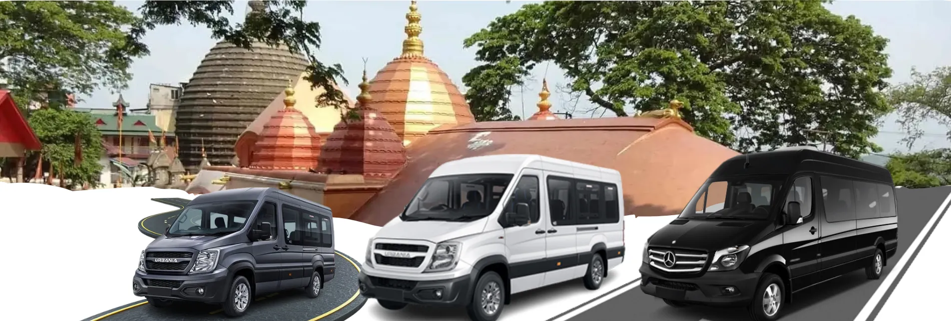 Delhi to Kamakhya Devi Force Urbania Tempo Traveller Hire1