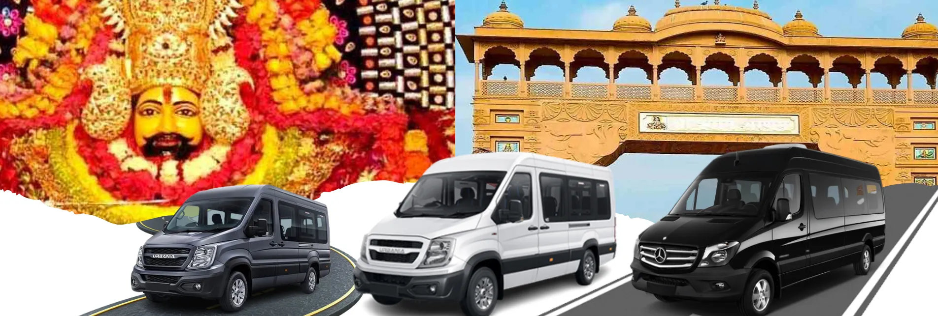 Delhi to Khatushyam ji Force Urbania Tempo Traveller Hire 2