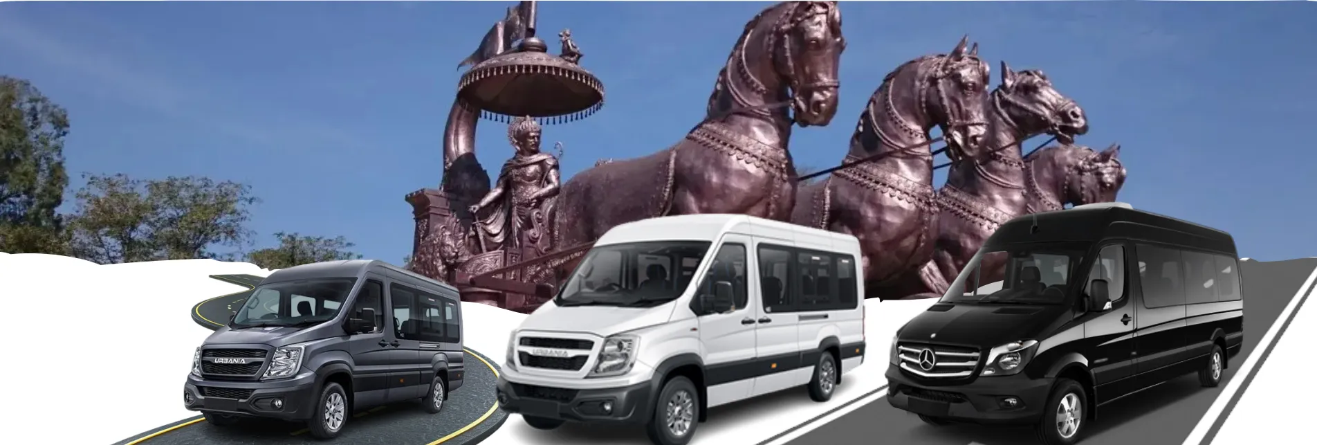Delhi to Kurukshetra Force Urbania Tempo Traveller Hire 1