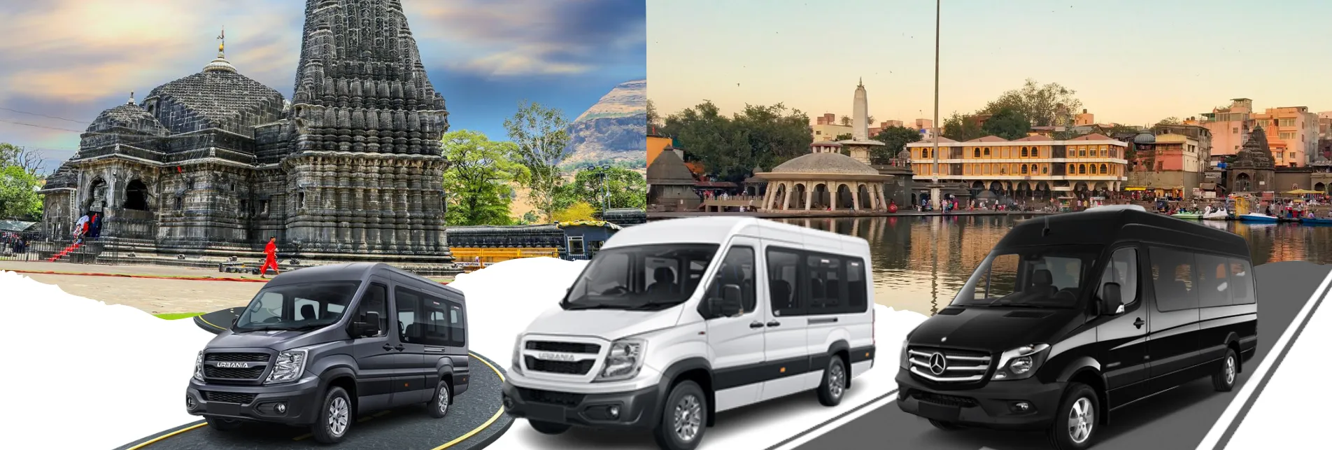Delhi to Nashik Force Urbania Tempo Traveller Hire 2