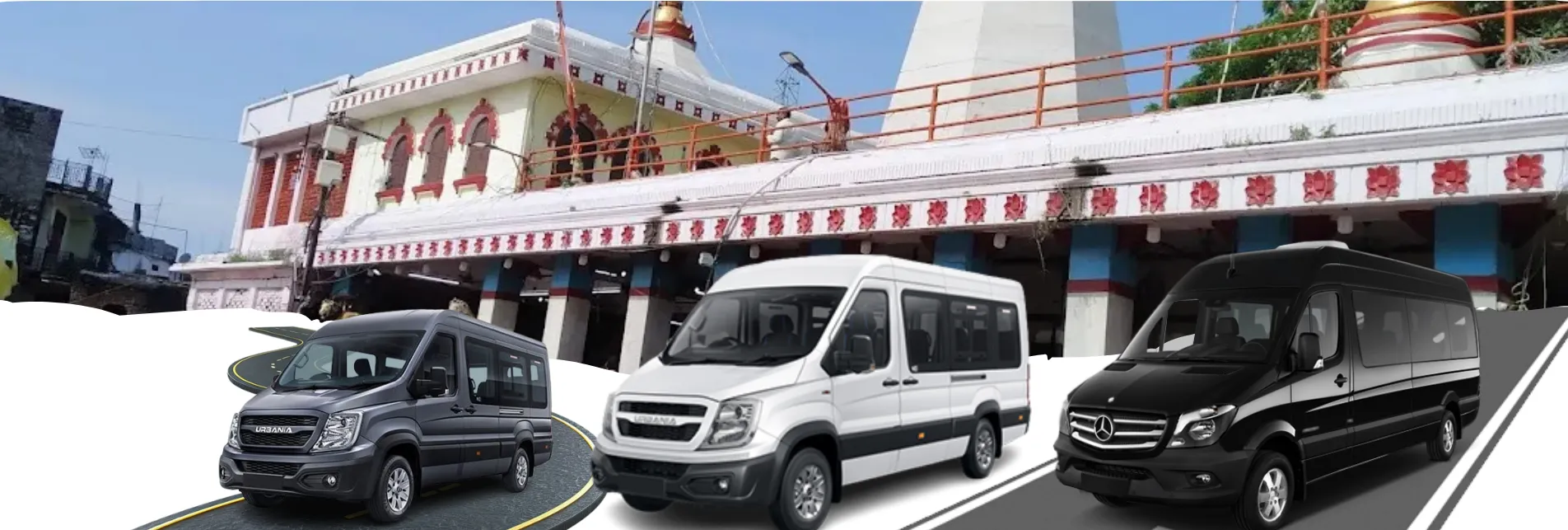 Delhi to Vindhyachal Force Urbania Tempo Traveller Hire 2