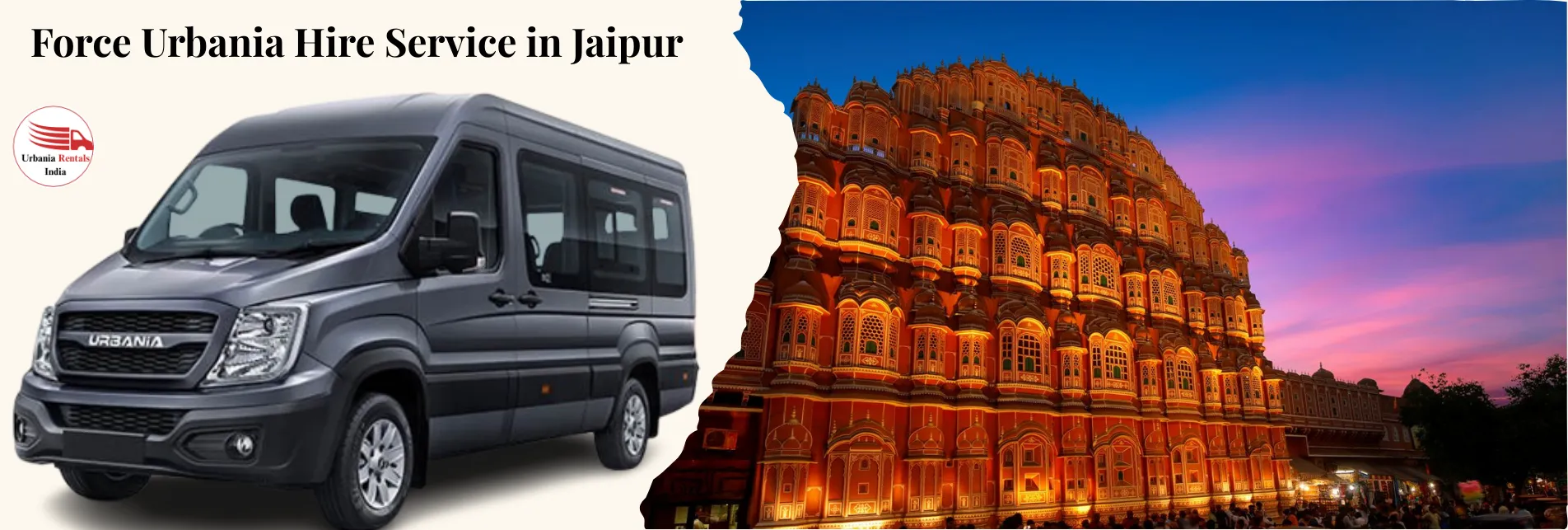 hire Force Urbania for Jaipur sightseeing tour